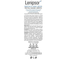 Carica l'immagine nel visualizzatore di Gallery, BioVitality Body Cream Lenipsor+® 200 ml - etichetta ingredienti