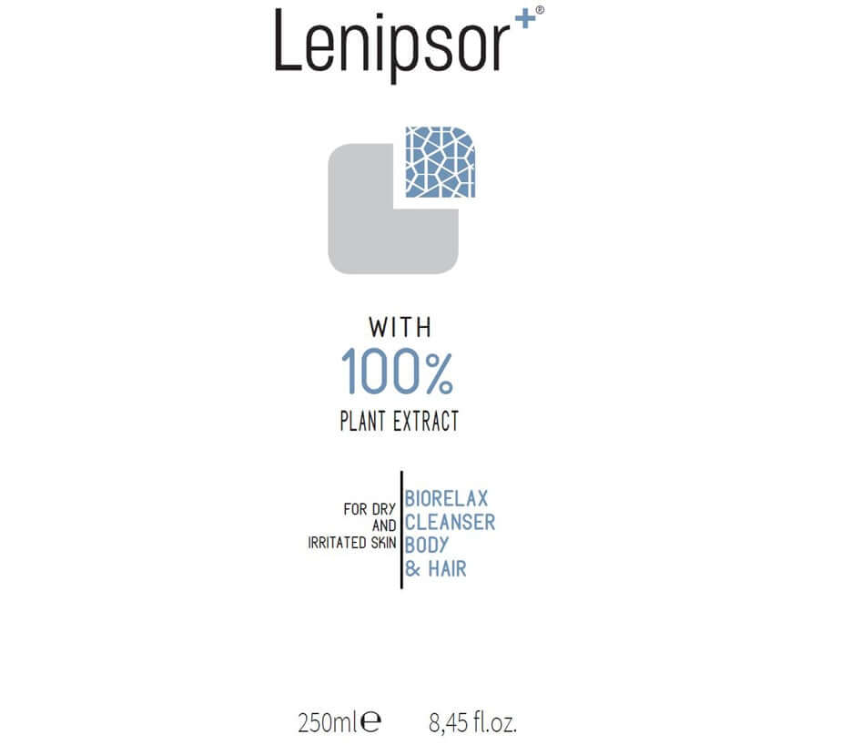 BioRelax Cleanser Body&Hair Lenipsor+® 250 ml - etichetta fronte