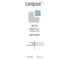 Carica l&#39;immagine nel visualizzatore di Gallery, BioVitality Body Cream Lenipsor+® 200 ml - etichetta fronte
