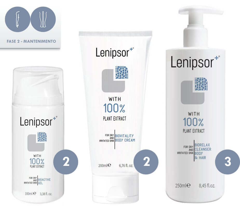 Foto prodotti Routine GBRACCIO - GAMBA "Lenipsor+ Skin Program E" FASE 2