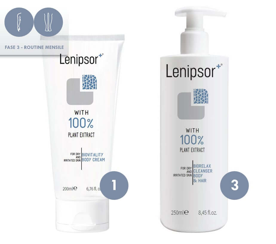 Foto prodotti Routine GBRACCIO - GAMBA "Lenipsor+ Skin Program E" FASE 3